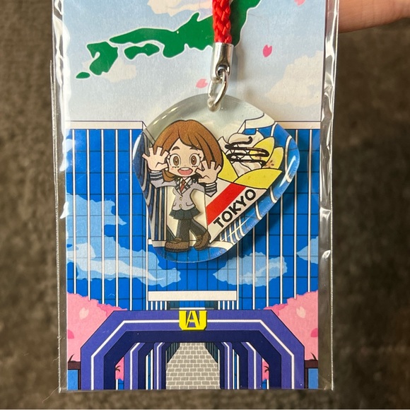 Boku no / My Hero Academia Ochaco Uraraka Lucky / Phone Charm Strap Anime Kawaii - Picture 4 of 7